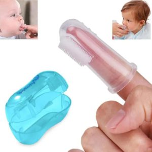 baby silicon finger brush