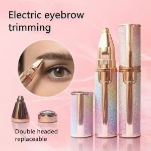2-in-1 Lady Shaver Flawless Electric Eyebrow Trimmer for Women